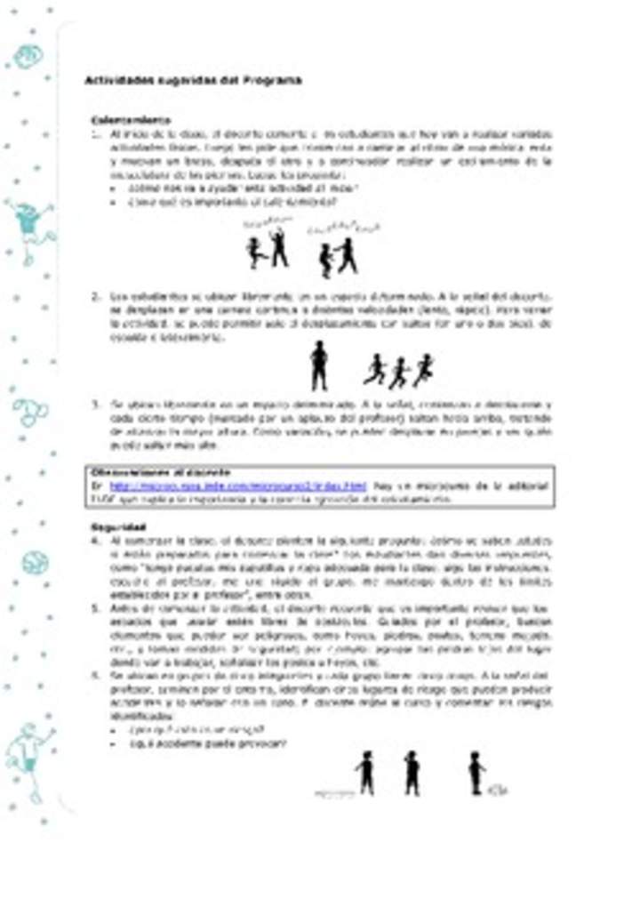 Actividades sugeridas Unidad 1 Actividades sugeridas Unidad 1