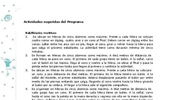 Actividades sugeridas Unidad 1 Actividades sugeridas Unidad 1