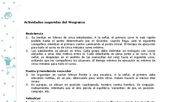 Actividades sugeridas Unidad 1 Actividades sugeridas Unidad 1