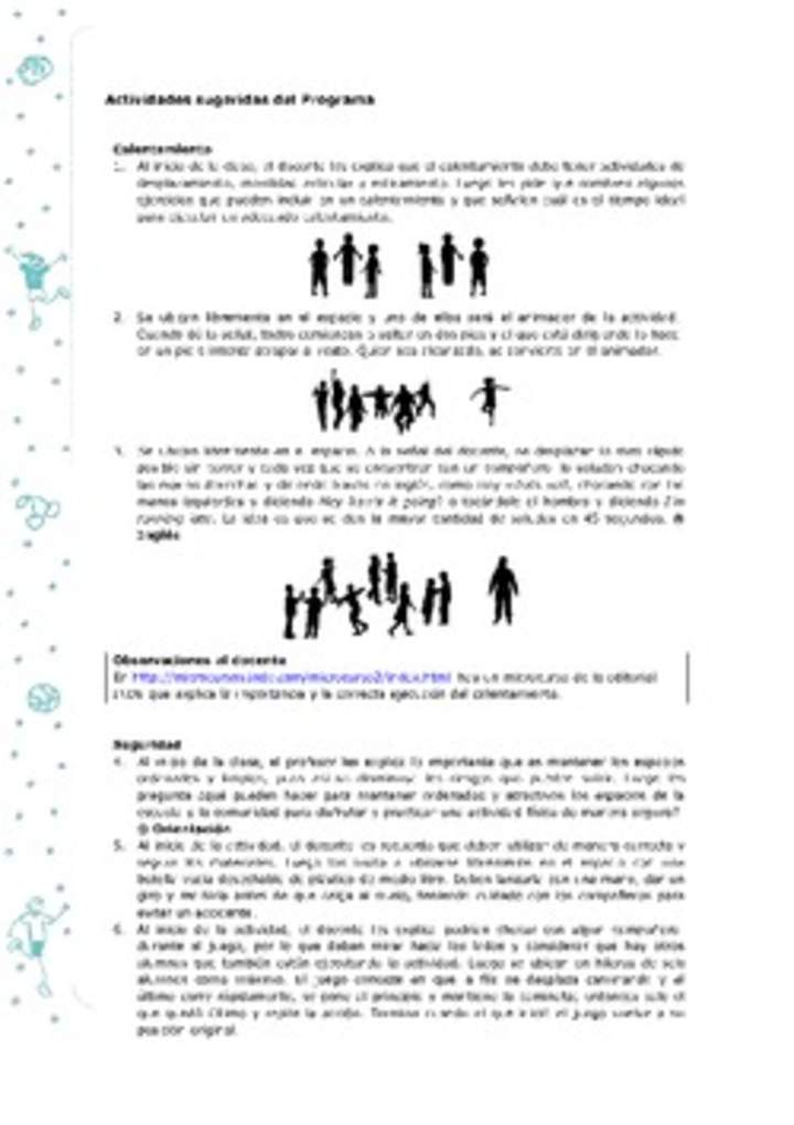 Actividades sugeridas Unidad 1 Actividades sugeridas Unidad 1