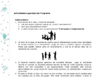 Actividades sugeridas Unidad 2 Actividades sugeridas Unidad 2