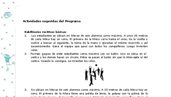 Actividades sugeridas Unidad 1 Actividades sugeridas Unidad 1