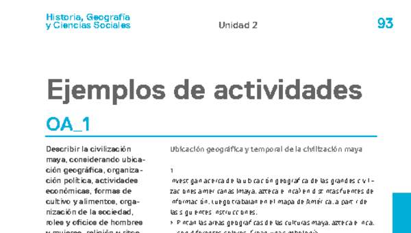 Actividades sugeridas Unidad 2 Actividades sugeridas Unidad 2