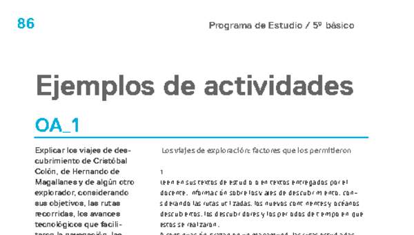 Actividades sugeridas Unidad 2 Actividades sugeridas Unidad 2