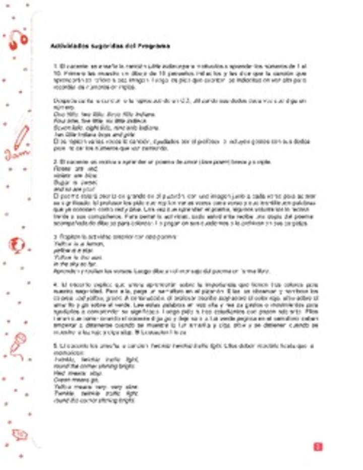 Actividades sugeridas Unidad 1 Actividades sugeridas Unidad 1