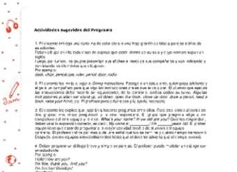 Actividades sugeridas Unidad 1 Actividades sugeridas Unidad 1