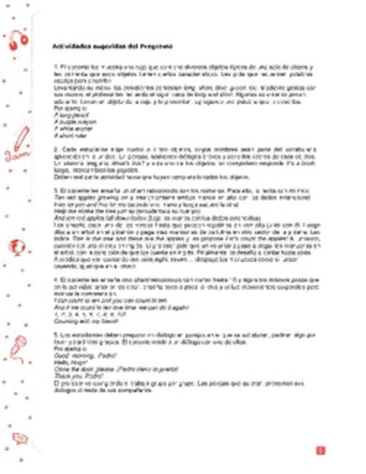 Actividades sugeridas Unidad 1 Actividades sugeridas Unidad 1