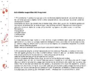 Actividades sugeridas Unidad 1 Actividades sugeridas Unidad 1