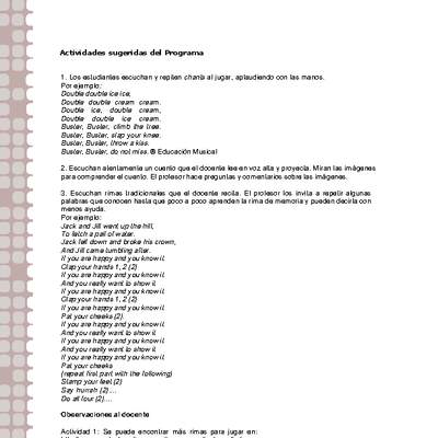 Actividades sugeridas Unidad 2 Actividades sugeridas Unidad 2