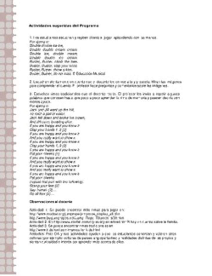 Actividades sugeridas Unidad 2 Actividades sugeridas Unidad 2