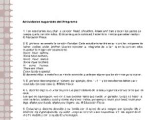 Actividades sugeridas Unidad 2 Actividades sugeridas Unidad 2
