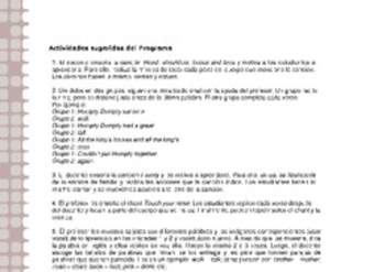 Actividades sugeridas Unidad 2 Actividades sugeridas Unidad 2