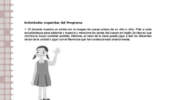 Actividades sugeridas Unidad 2 Actividades sugeridas Unidad 2