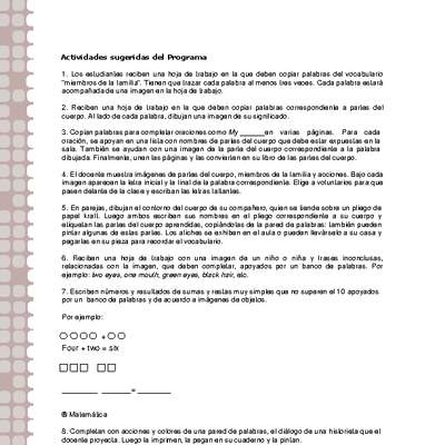 Actividades sugeridas Unidad 2 Actividades sugeridas Unidad 2