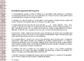 Actividades sugeridas Unidad 2 Actividades sugeridas Unidad 2