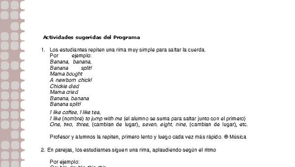 Actividades sugeridas Unidad 1 Actividades sugeridas Unidad 1