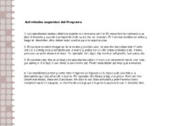 Actividades sugeridas Unidad 1 Actividades sugeridas Unidad 1