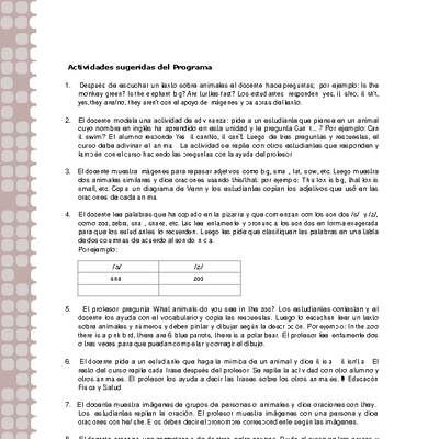 Actividades sugeridas Unidad 1 Actividades sugeridas Unidad 1