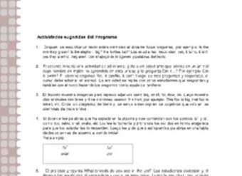 Actividades sugeridas Unidad 1 Actividades sugeridas Unidad 1