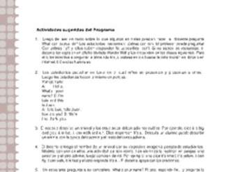 Actividades sugeridas Unidad 1 Actividades sugeridas Unidad 1