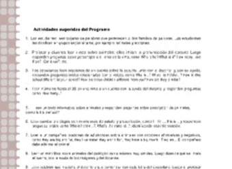Actividades sugeridas Unidad 1 Actividades sugeridas Unidad 1