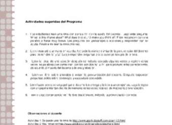Actividades sugeridas Unidad 1 Actividades sugeridas Unidad 1