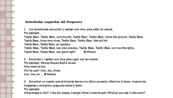 Actividades sugeridas Unidad 2 Actividades sugeridas Unidad 2