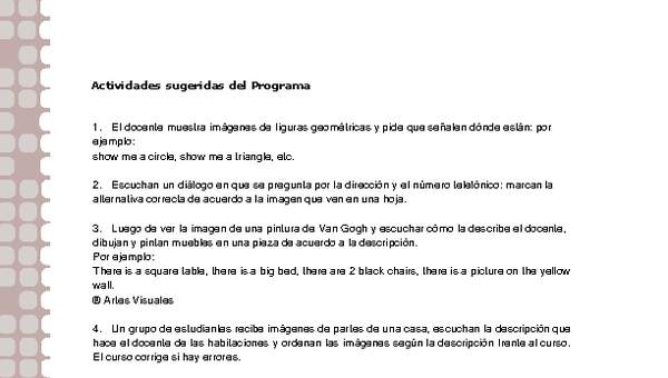 Actividades sugeridas Unidad 2 Actividades sugeridas Unidad 2