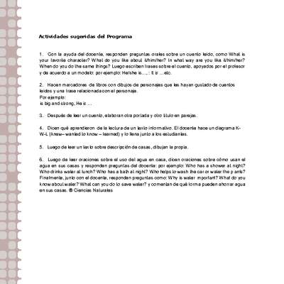 Actividades sugeridas Unidad 2 Actividades sugeridas Unidad 2