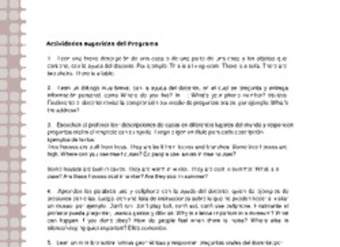 Actividades sugeridas Unidad 2 Actividades sugeridas Unidad 2