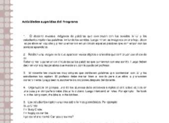 Actividades sugeridas Unidad 2 Actividades sugeridas Unidad 2