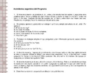 Actividades sugeridas Unidad 2 Actividades sugeridas Unidad 2