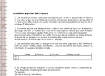 Actividades sugeridas Unidad 1 Actividades sugeridas Unidad 1