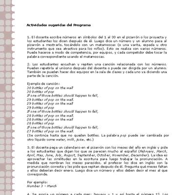 Actividades sugeridas Unidad 1 Actividades sugeridas Unidad 1