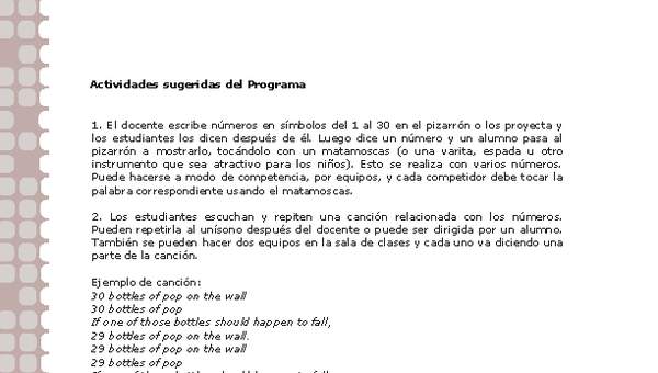Actividades sugeridas Unidad 1 Actividades sugeridas Unidad 1