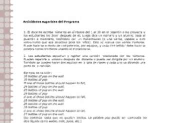 Actividades sugeridas Unidad 1 Actividades sugeridas Unidad 1