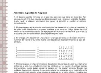 Actividades sugeridas Unidad 1 Actividades sugeridas Unidad 1