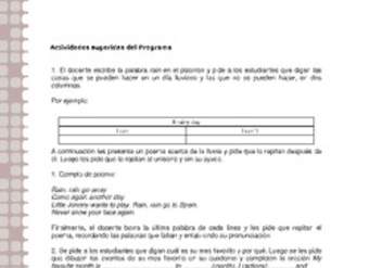 Actividades sugeridas Unidad 1 Actividades sugeridas Unidad 1
