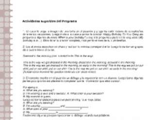 Actividades sugeridas Unidad 1 Actividades sugeridas Unidad 1