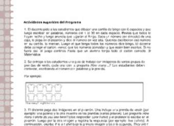 Actividades sugeridas Unidad 1 Actividades sugeridas Unidad 1