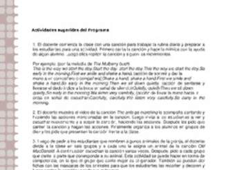 Actividades sugeridas Unidad 2 Actividades sugeridas Unidad 2