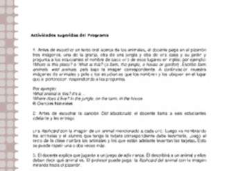 Actividades sugeridas Unidad 2 Actividades sugeridas Unidad 2