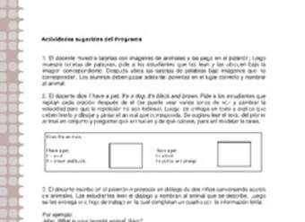 Actividades sugeridas Unidad 2 Actividades sugeridas Unidad 2