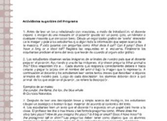 Actividades sugeridas Unidad 2 Actividades sugeridas Unidad 2