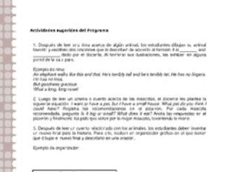 Actividades sugeridas Unidad 2 Actividades sugeridas Unidad 2