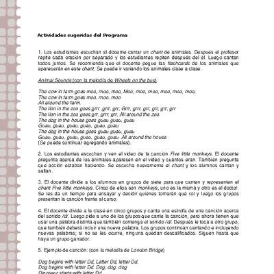 Actividades sugeridas Unidad 2 Actividades sugeridas Unidad 2