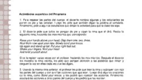 Actividades sugeridas Unidad 1 Actividades sugeridas Unidad 1