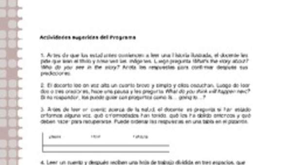 Actividades sugeridas Unidad 1 Actividades sugeridas Unidad 1