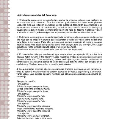 Actividades sugeridas Unidad 2 Actividades sugeridas Unidad 2