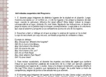 Actividades sugeridas Unidad 2 Actividades sugeridas Unidad 2